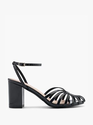 Catwalk Slingback salonarji Črna
