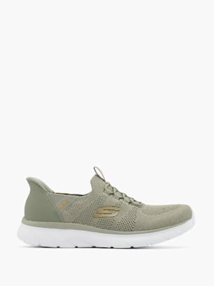 Skechers Slip On Sneaker Oliven