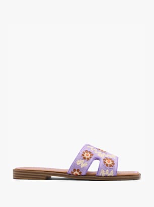 Claudia Ghizzani Slip-in sandal lila