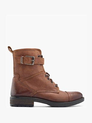 5th Avenue Ankelboot med snörning Konjak