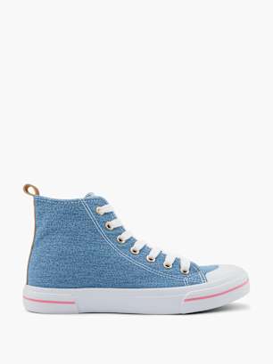 Claudia Ghizzani Hoher Sneaker Blau
