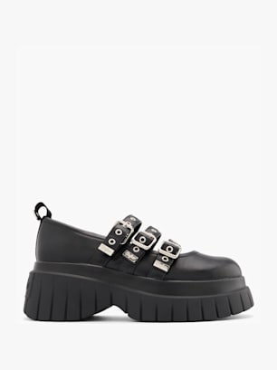 Buffalo Mocassins Noir