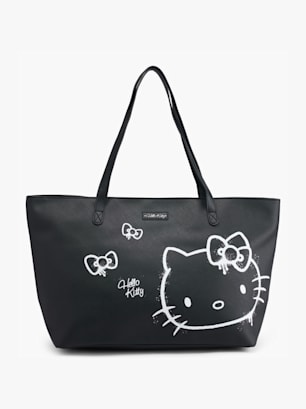 HELLO KITTY Nakupovalna torbe Črna