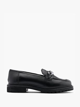 CAFE MODA Loafer Svart