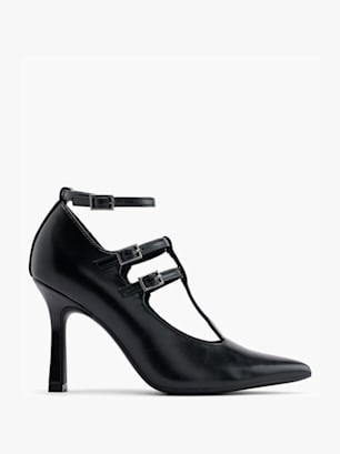 Escarpins Stiletto GRACELAND Talon 9 Cm Noir Femme EU 41 - Élégant & Festif