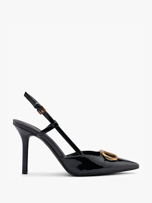 Escarpins Stiletto GRACELAND Noir – Taille 41 EU, Talon 9 Cm, Occasion Très Bon état