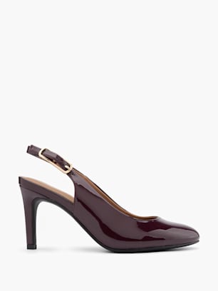 Graceland Slingback salonarji Bordo