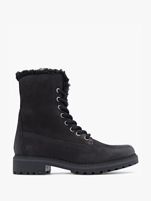 5th Avenue Bottes à lacets Noir