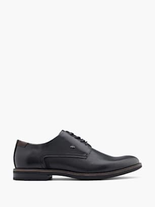 AM SHOE Společenská obuv Černá