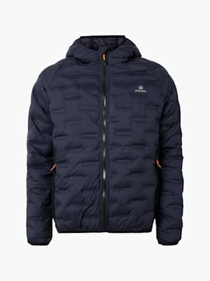 ATHL DPT. Dames gevoerde winterjas/sportjas/hybride jas in sportief design met praktische capuchon, L