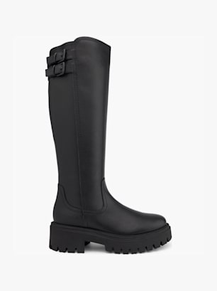 Graceland Buty z szeroką cholewką Czarny