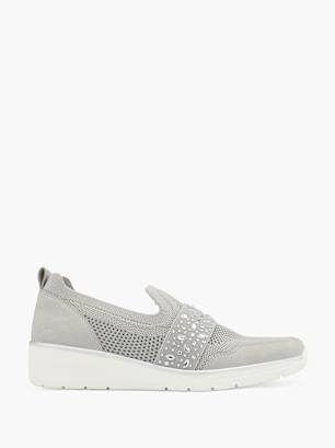 Easy Street Plitke cipele Siva