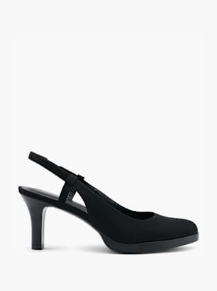 Graceland Slingback salonarji Črna