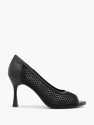 Catwalk Peeptoes Schwarz