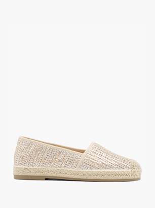 Graceland Espadryle Srebrny