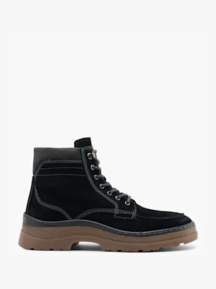 CAFE MODA Bottes à lacets Noir