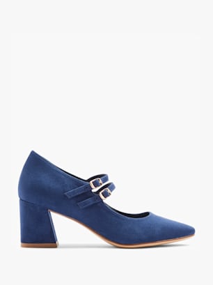Graceland Pantofi cu cataramă albastru