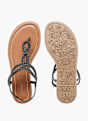 Graceland Sandalen-Zehentrenner Schwarz 7 2