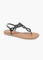 Graceland Sandalen-Zehentrenner Schwarz 7 6