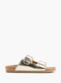 Graceland Flache Pantolette Gold 13054 1