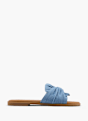 Graceland Flache Pantolette Blau 16042 1