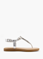 Graceland Sandalen-Zehentrenner Silber 26225 1