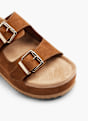 Graceland Flache Pantolette Braun 29781 2