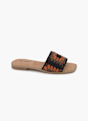 Catwalk Flache Pantolette Schwarz 84786 6