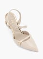Buffalo Escarpins à bride Beige 59020 2