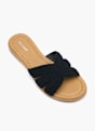 Graceland Flache Pantolette Schwarz 62151 2