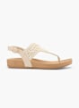 Graceland Sandalen-Zehentrenner Offwhite 62185 1