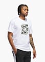 adidas Tee-shirt Blanc 82222 3