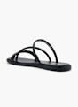 Graceland Flache Pantolette Schwarz 68956 3