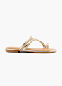 Catwalk Pantoletten-Zehentrenner Gold 69356 1