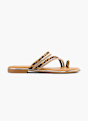 Catwalk Pantoletten-Zehentrenner Beige 69357 1