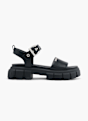 WWS keine Marke Sandale Schwarz 82728 1