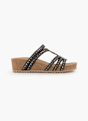 Graceland Flache Pantolette Schwarz 82795 1