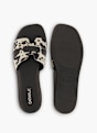Catwalk Flache Pantolette Schwarz 102536 3