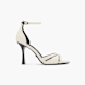 Buffalo Heeled sandal Offwhite 59016 1