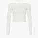 PIECES Longsleeve Weiß 74677 1