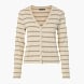 PIECES Pull en mailles Beige 122783 1