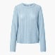PIECES Pull en mailles Bleu 122947 1