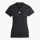 adidas AEROREADY Train Essentials Minimal Branding V-Neck T-Shirt Schwarz 143120 1