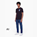 PUMA Tee-shirt noir 122110 1