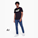 PUMA Tee-shirt noir 121768 1