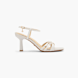 Buffalo Højhælet sandal Hvid 124248 1