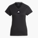 adidas AEROREADY Train Essentials Minimal Branding V-Neck T-Shirt Schwarz 143120 1