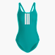 adidas 3-Streifen V-Back Badeanzug Grün 168863 1