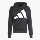 adidas Essentials Big Logo French Terry Hoodie Schwarz 142649 1