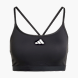 adidas Aeroreact Training 3-Streifen Sport-BH Schwarz 132499 1